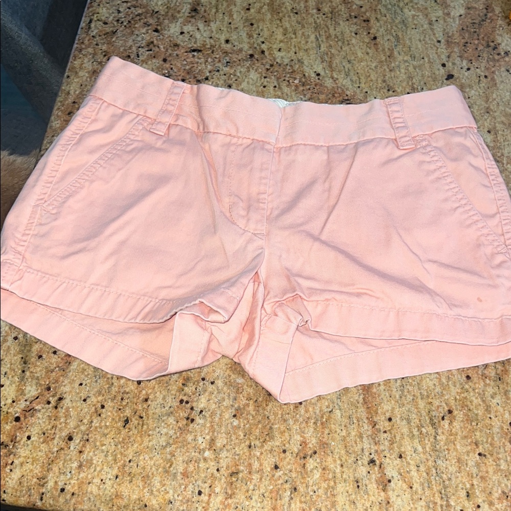 J. Crew High Waist Peach Shorts
